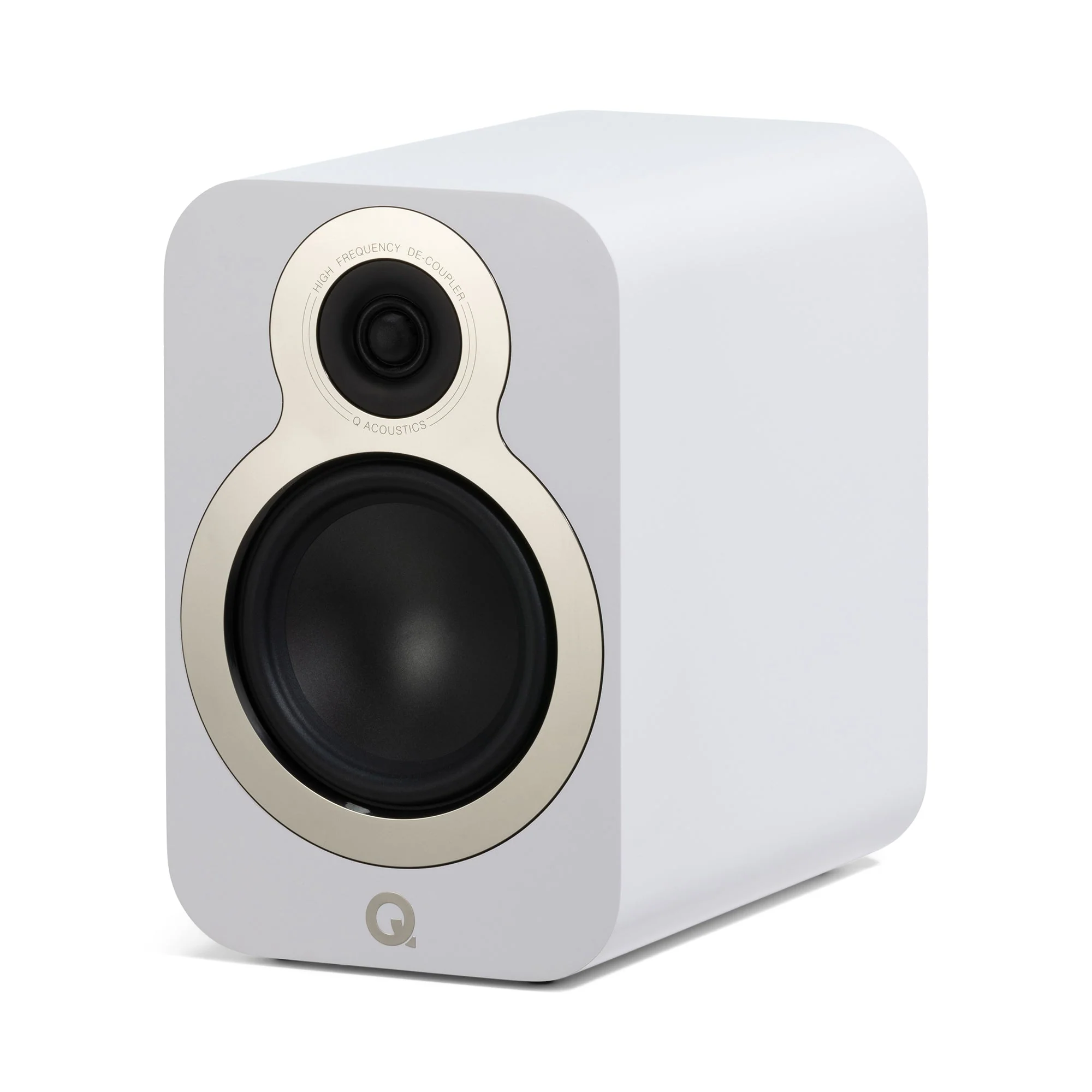 Q Acoustics 3020c Standmount Speakers Satin White Pair - Image 2