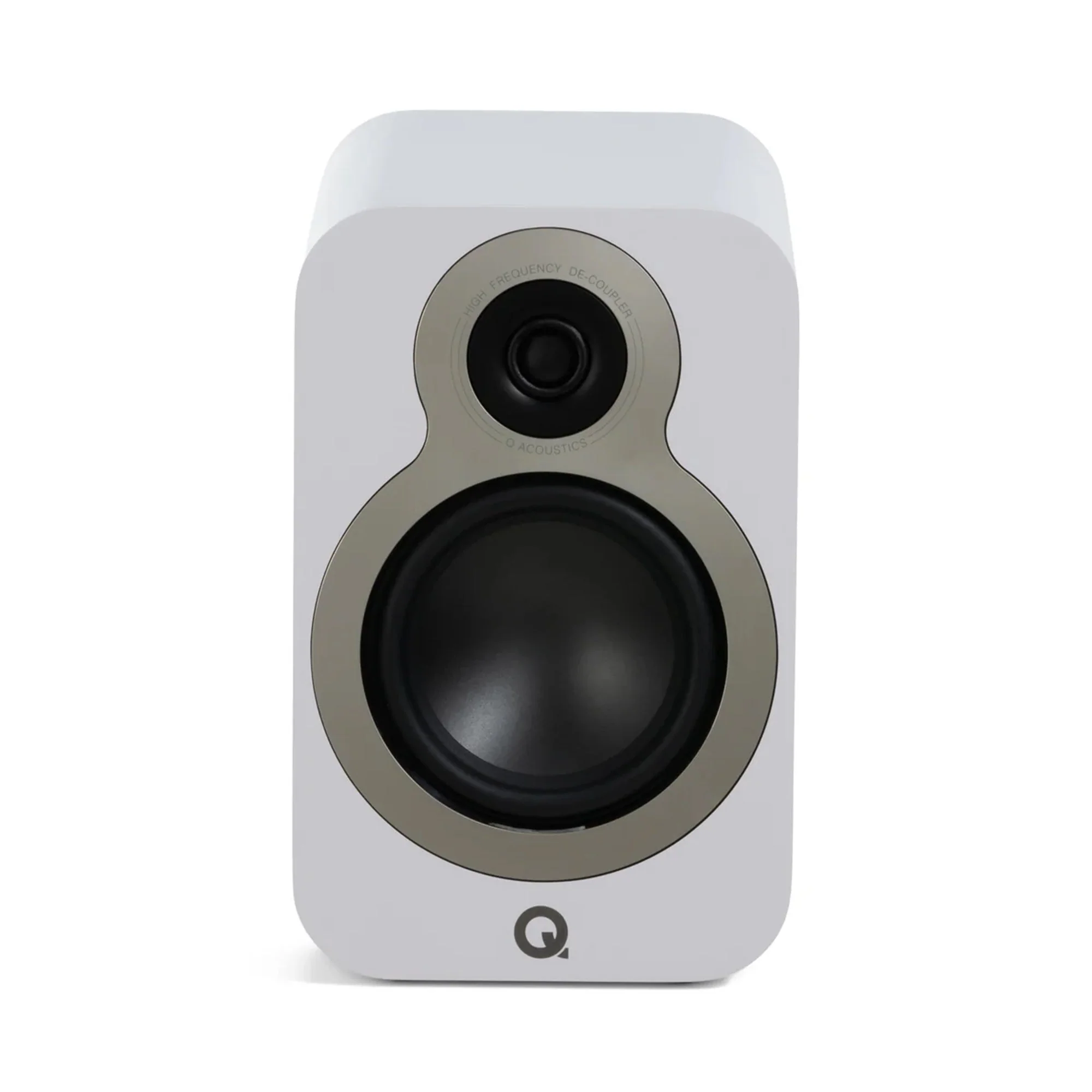 Q Acoustics 3030c Standmount Speakers Satin White Pair - Image 3