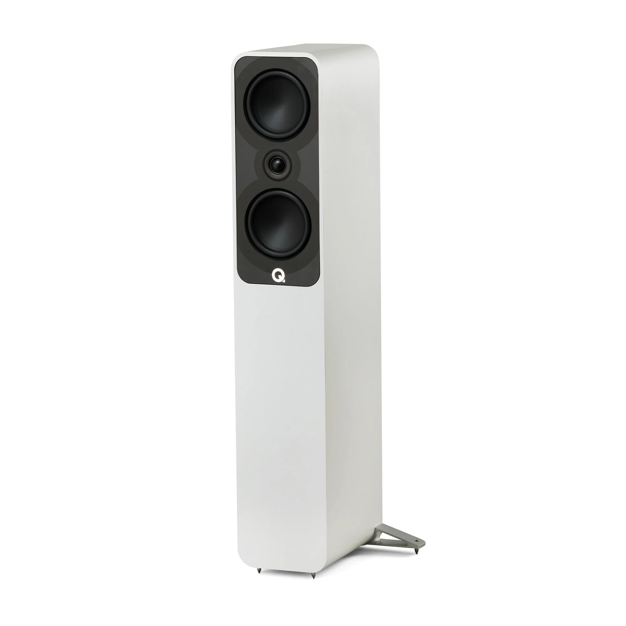 Q Acoustics 5040 Satin White Floorstanding Speakers Pair - Image 3