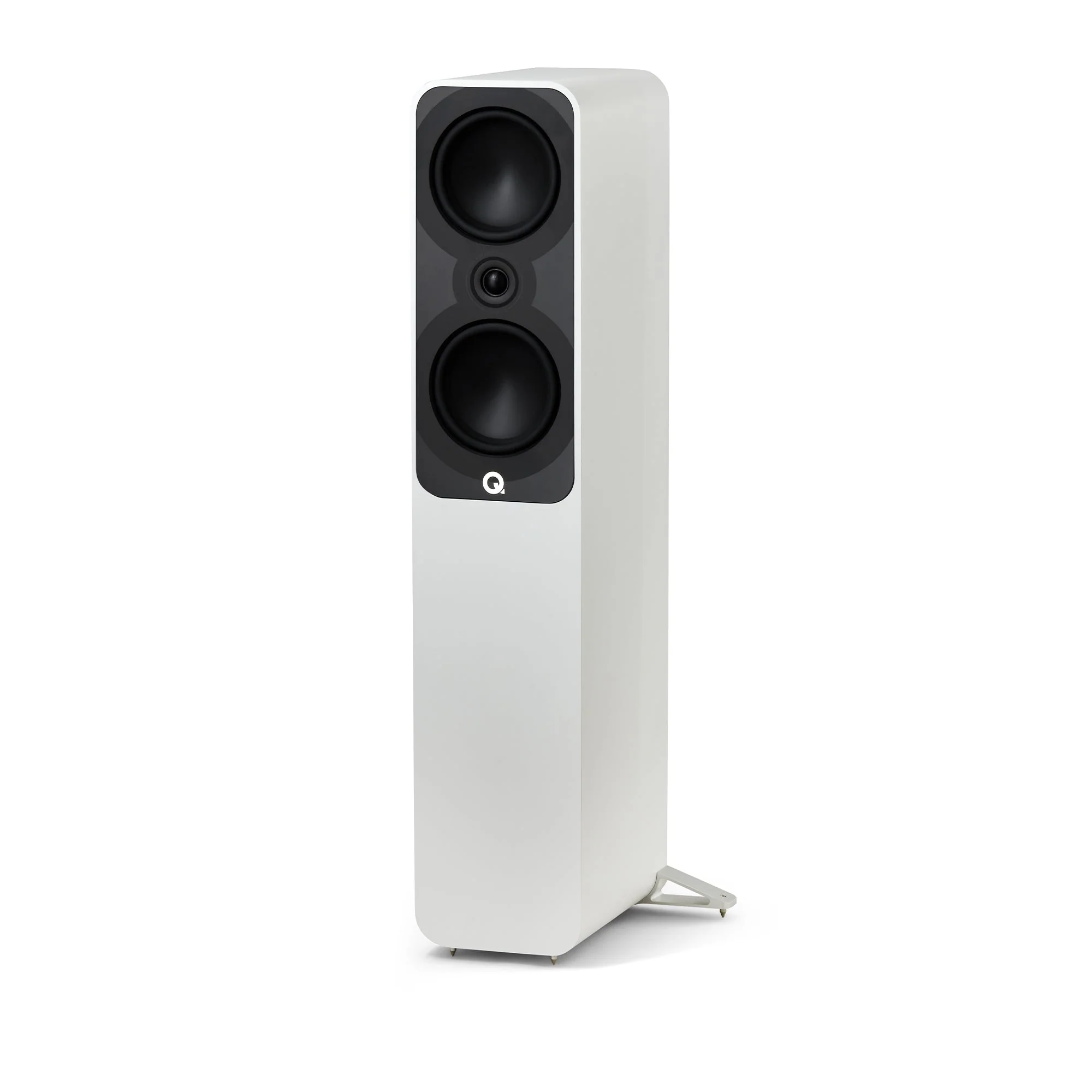 Q Acoustics 5050 Satin White Floor Standing Speakers Pair - Image 3