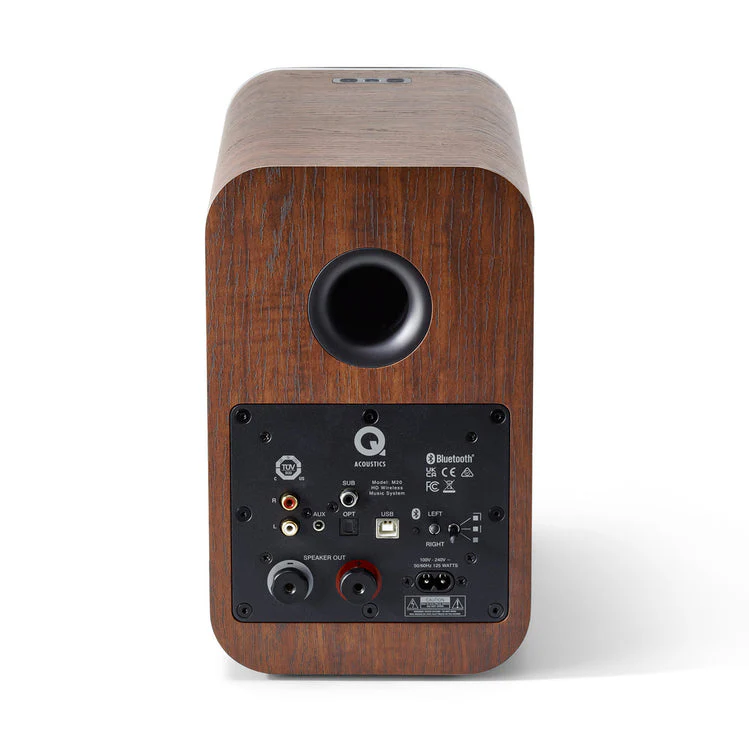 Q Acoustics M20 HD Wireless Bluetooth Music System (Walnut) - Image 4