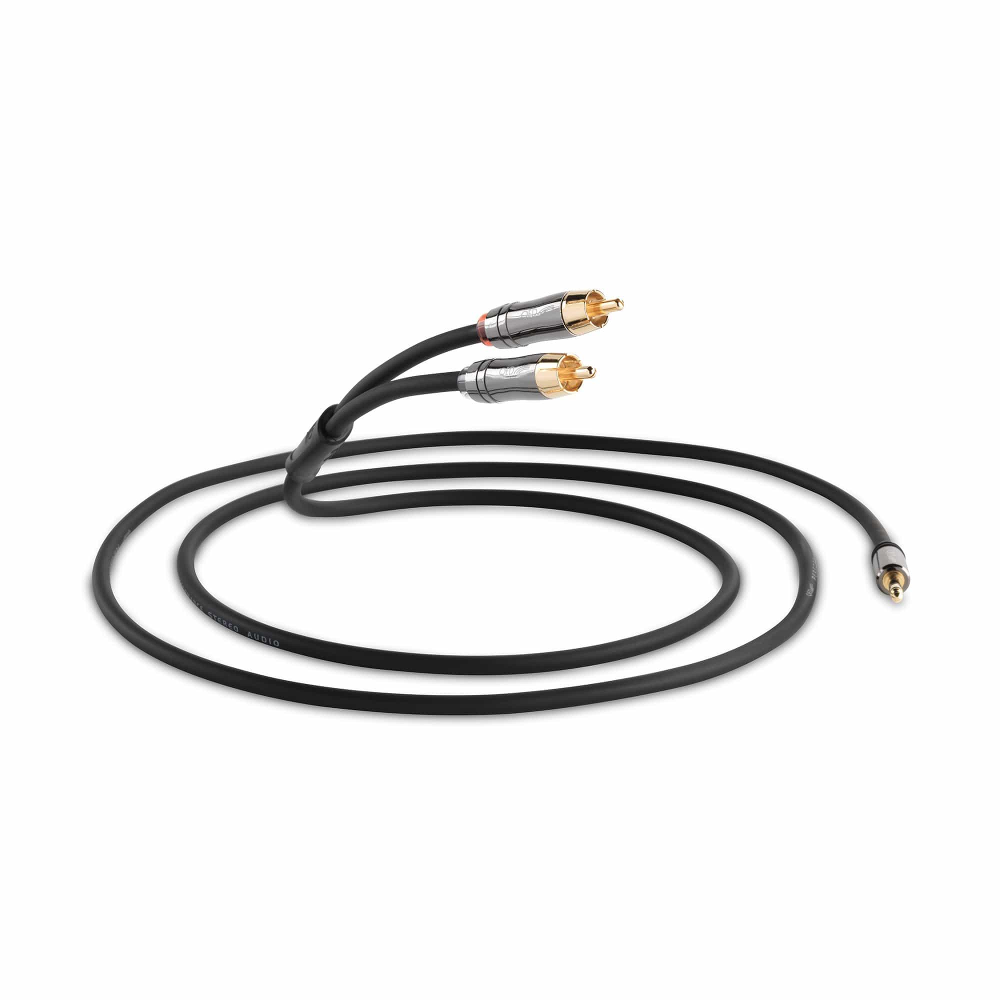 QED Performance Audio J2P Graphite 2/RCA to M/3.5mm 1.5M - Image 2