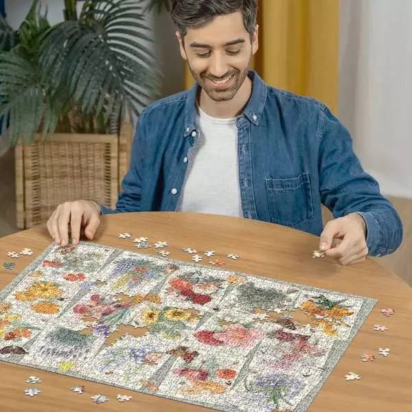 Ravensburger 1000pc Cottage Garden Favourites Puzzle - Image 3