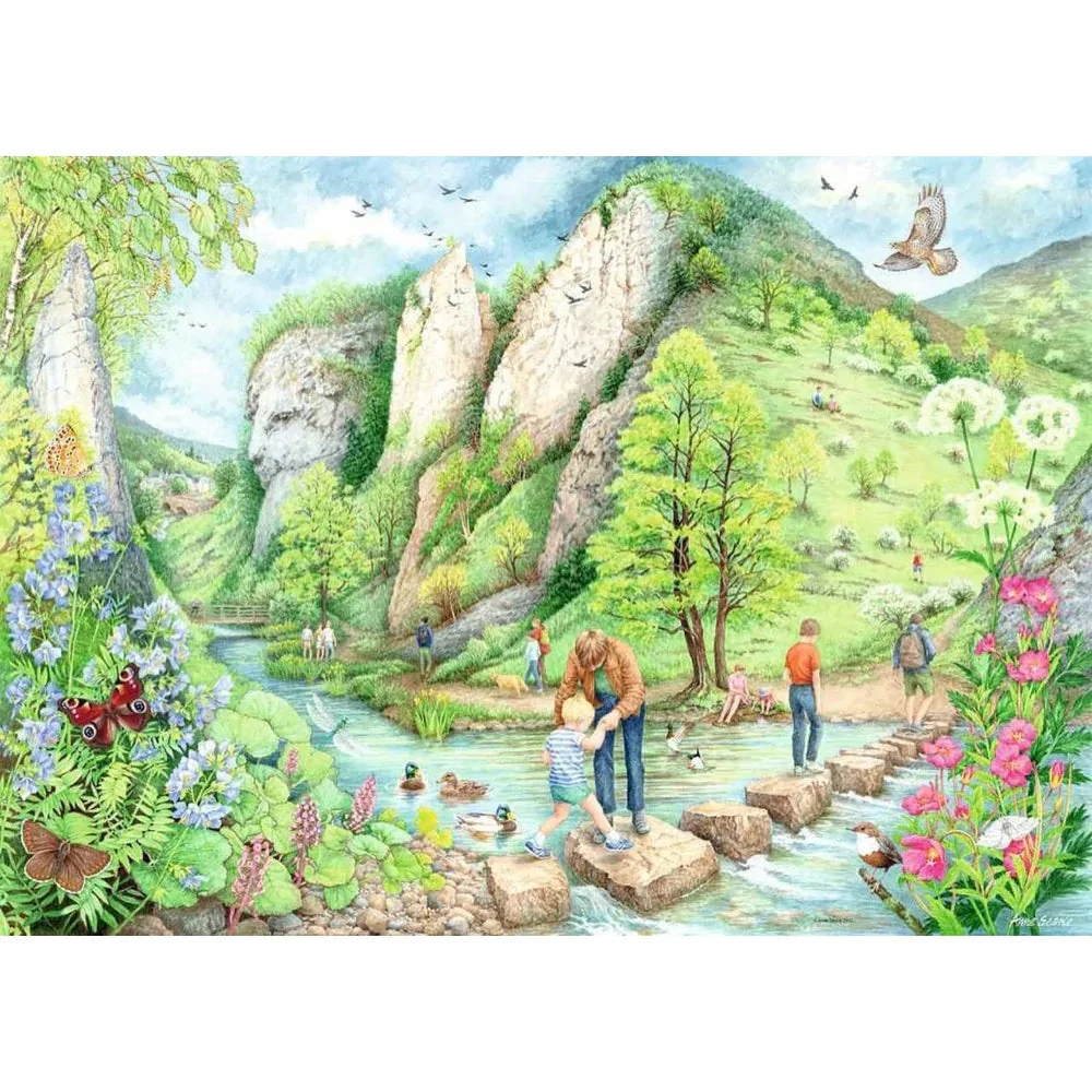 Ravensburger 1000pc Dovedale Walk World No 2 - Image 2