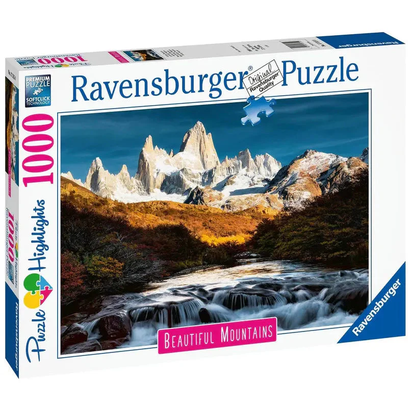 Ravensburger 1000pc Mount Fitz Roy Patagonia Puzzle - Image 2