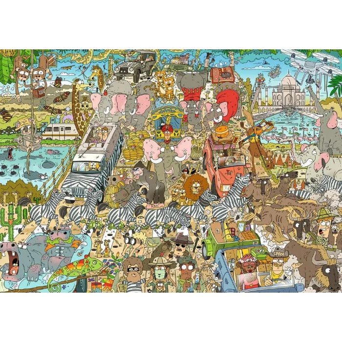 Ravensburger 1000pc Rearview Safari Puzzle - Image 2