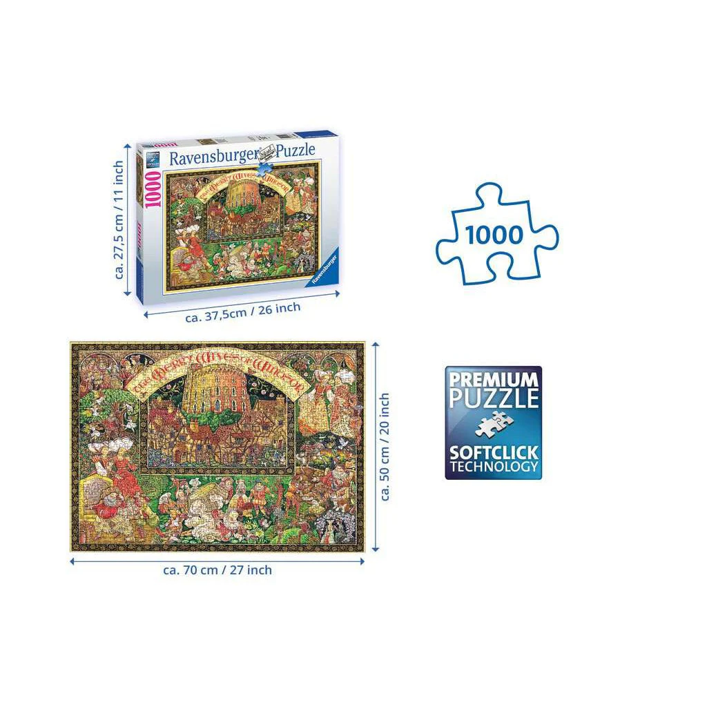 Ravensburger 1000pc Windsor Wives Puzzle - Image 3