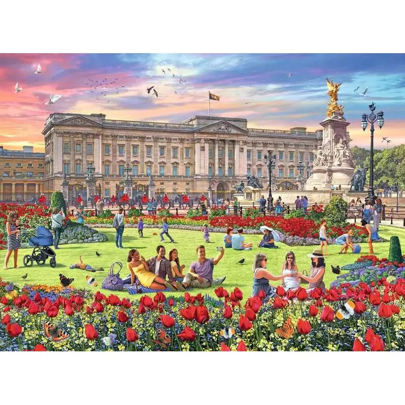 Ravensburger 4x500pc Happy Days No. 5 Royal Residences Puzzle - Image 3