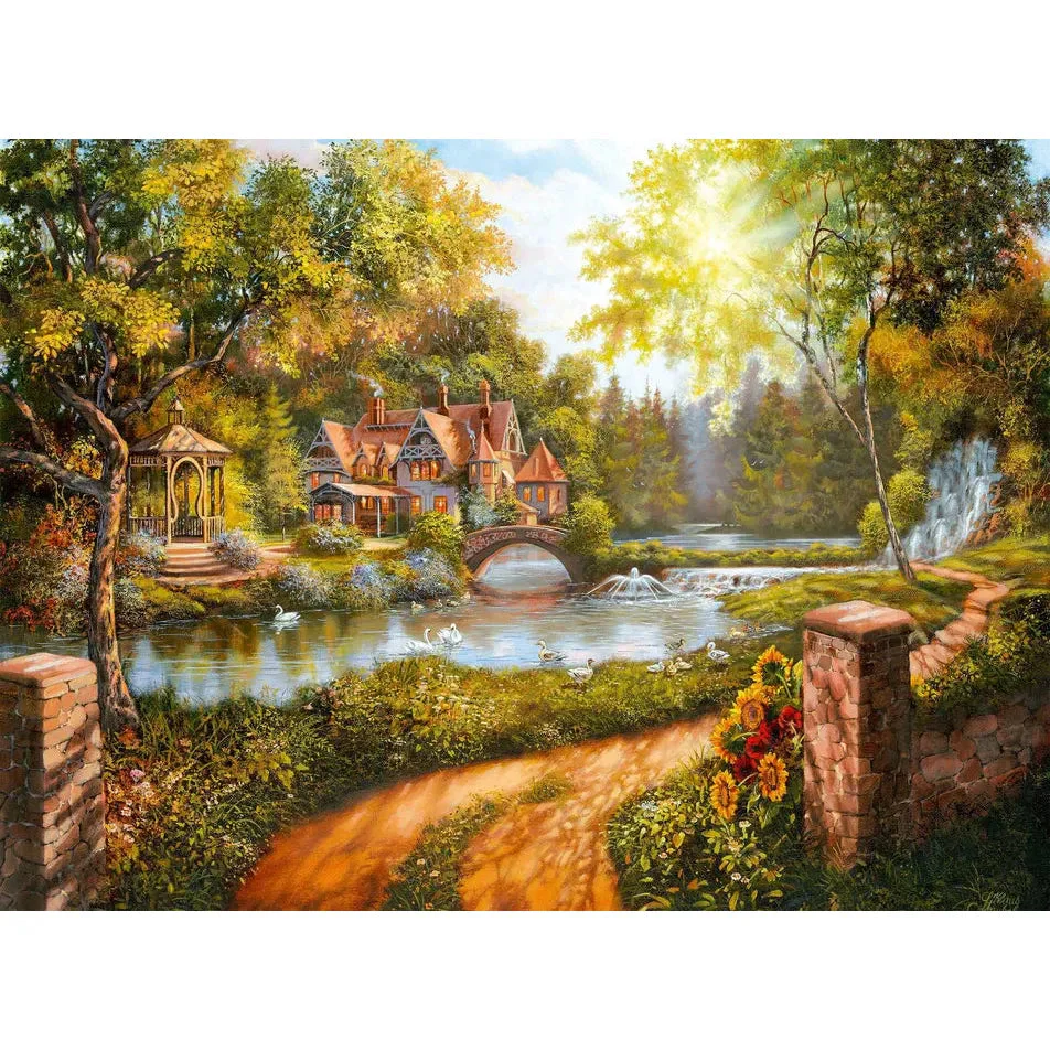 Ravensburger 500pc Cottage By The River Puzzle - Image 3