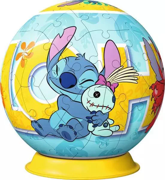 Ravensburger 72-Pieces 3D Ball Disney Stitch Puzzle - Image 2