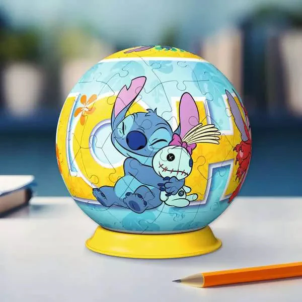 Ravensburger 72-Pieces 3D Ball Disney Stitch Puzzle - Image 4