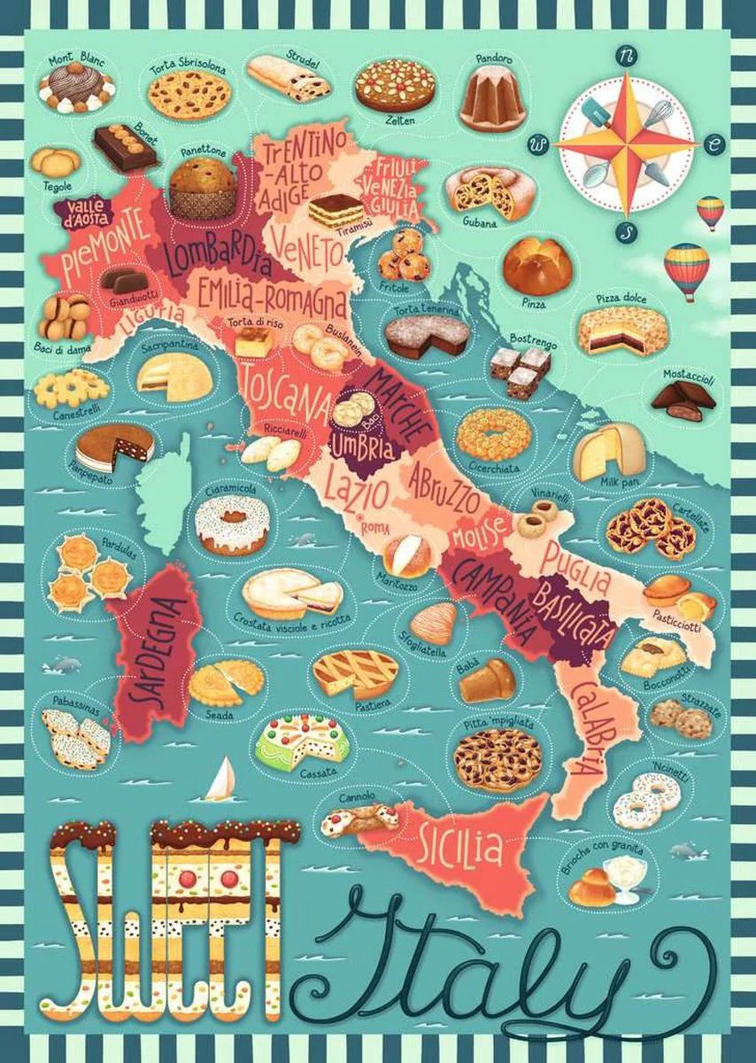 Ravensburger Sweet Italy Puzzle 1000pc - Image 2