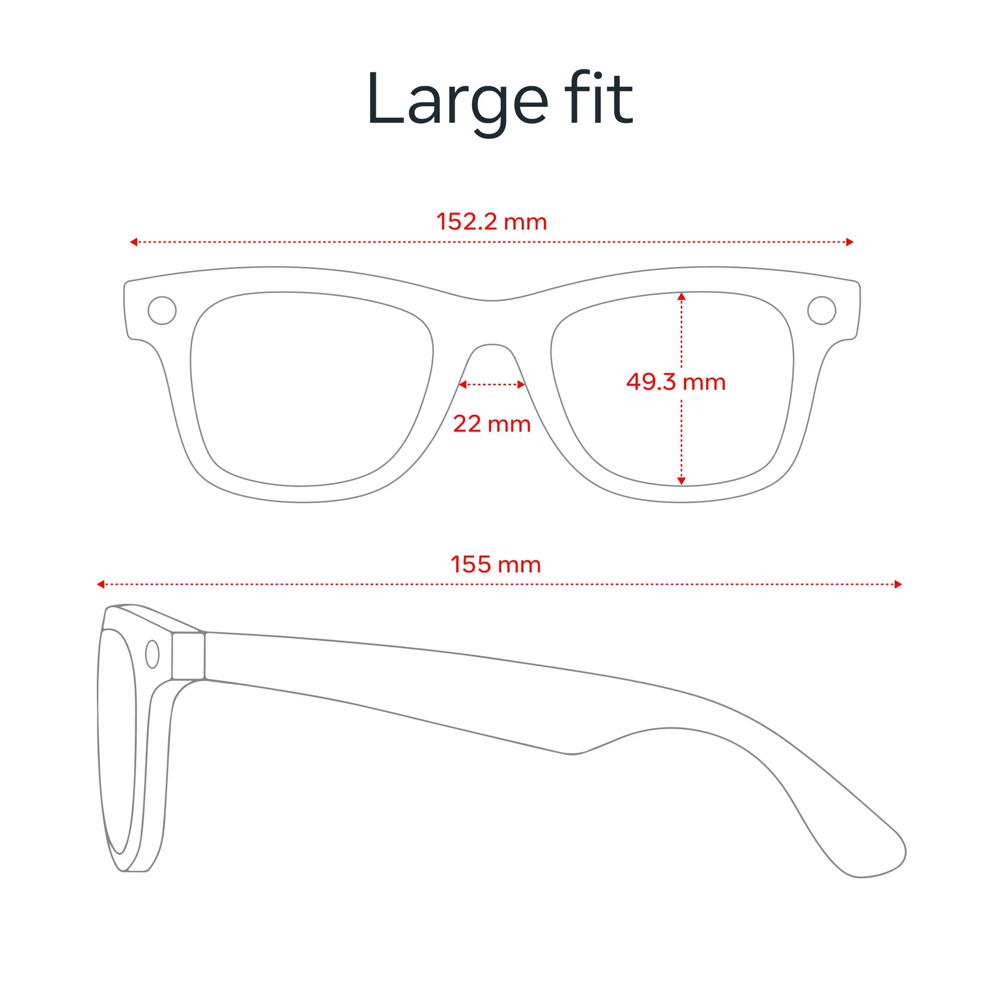 Ray-Ban | Meta Wayfarer Large Gen 2 AI Glasses (Shiny Black/Green) - Image 8