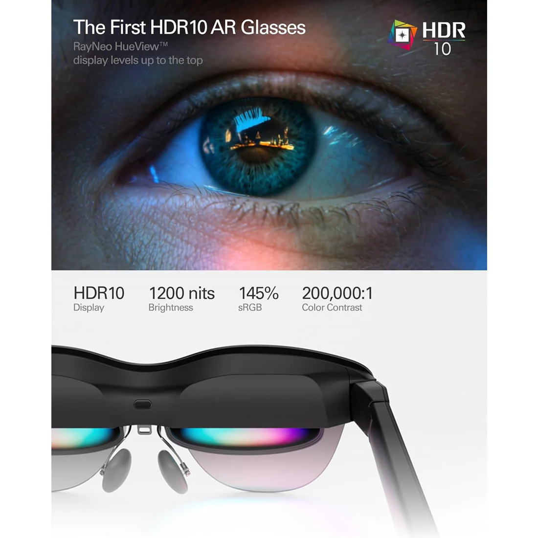 RayNeo Air 4 Pro AR Glasses (Standard Edition) (Black) - Image 2