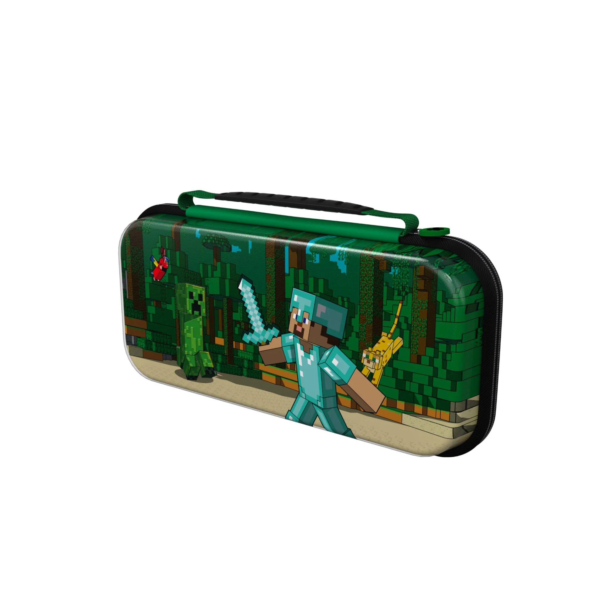 REALMz Travel Case Plus Glow for Nintendo Switch (Minecraft Forest Battle) - Image 3