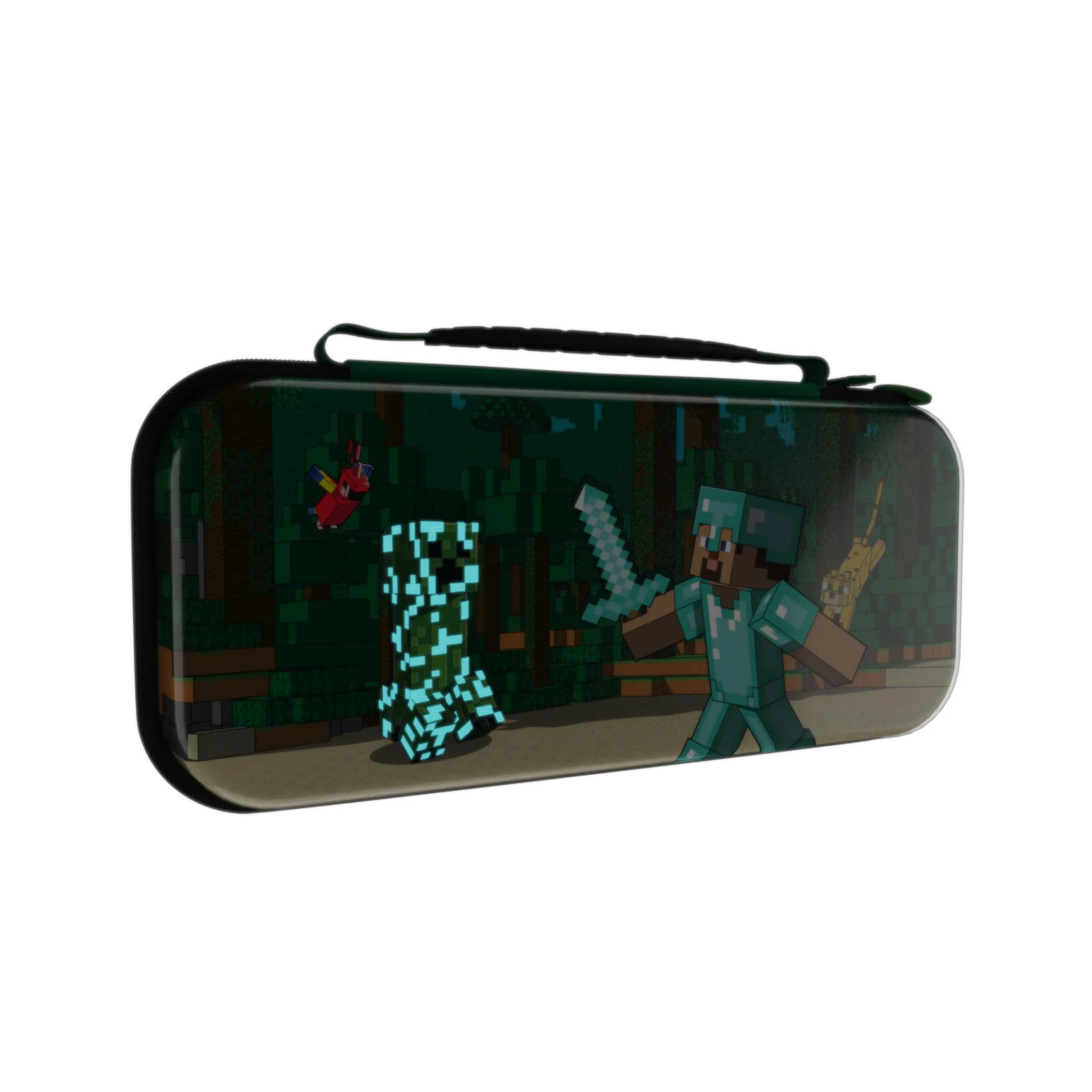 REALMz Travel Case Plus Glow for Nintendo Switch (Minecraft Forest Battle) - Image 6