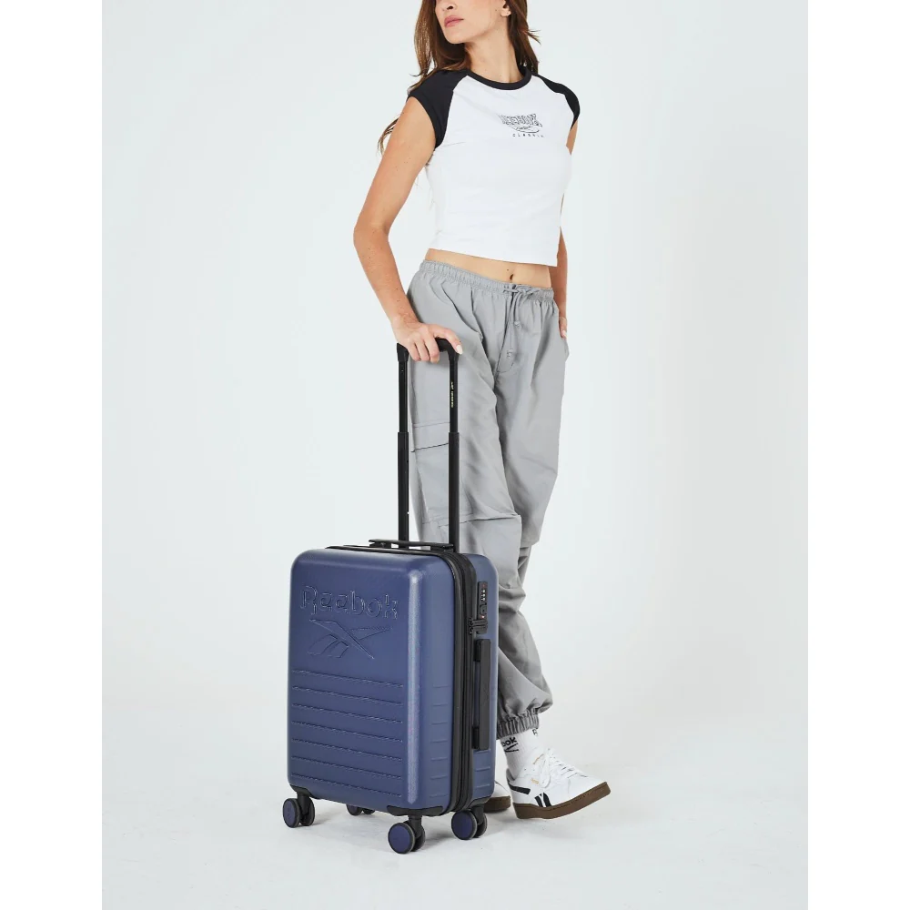Reebok Adventure Cabin 49L Hard Shell Case Travel Luggage (Navy) - Image 2
