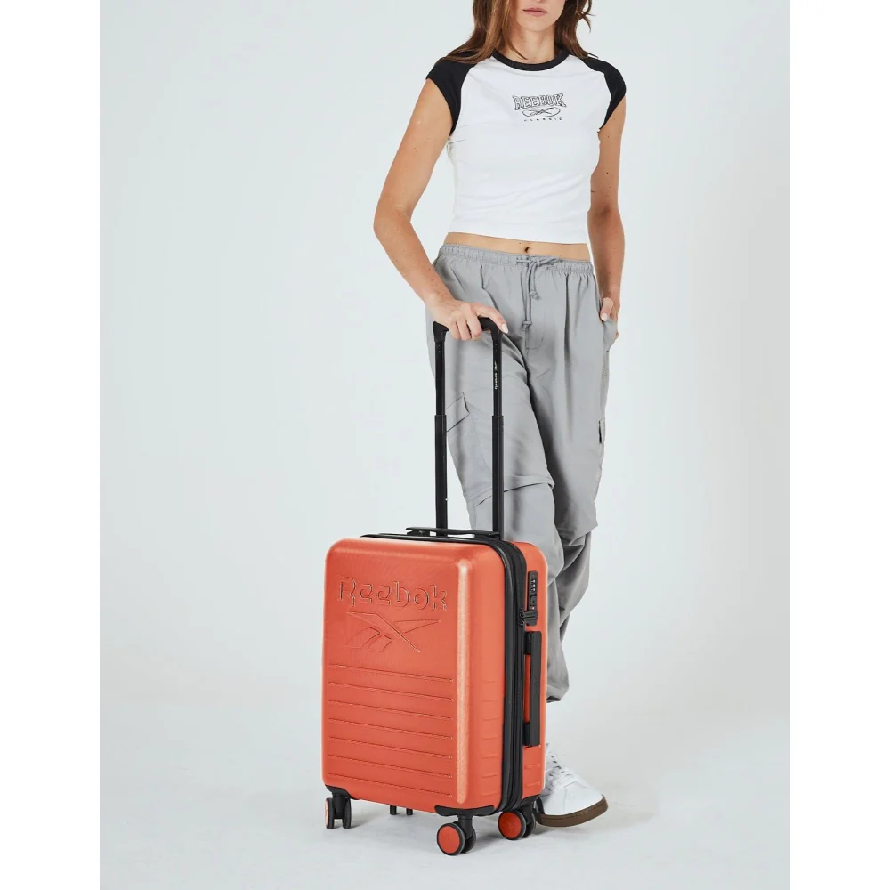 Reebok Adventure Cabin 49L Hard Shell Travel Luggage (Orange) - Image 2