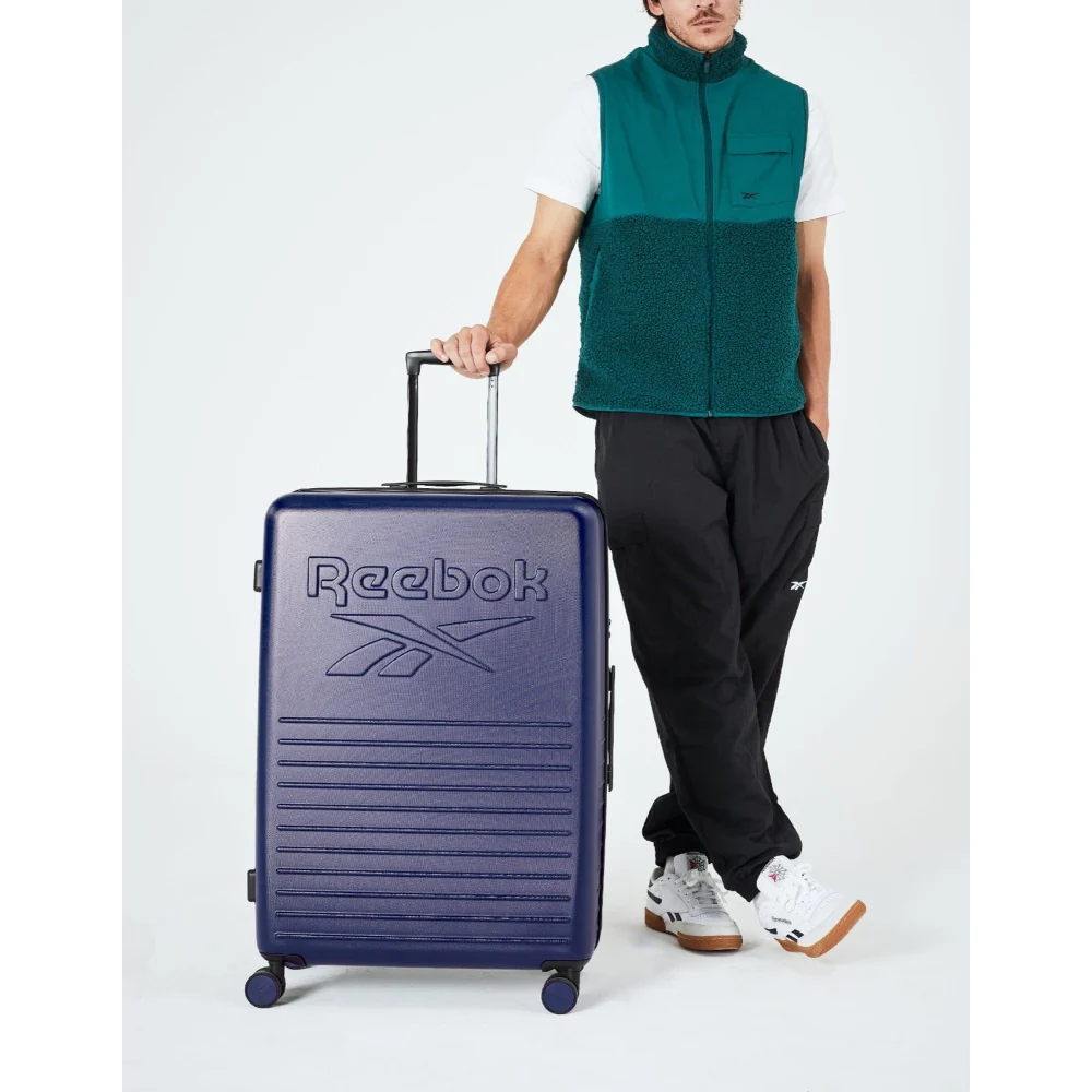 Reebok Adventure Large 150L Hard Shell Case Travel Luggage (Navy) - Image 2