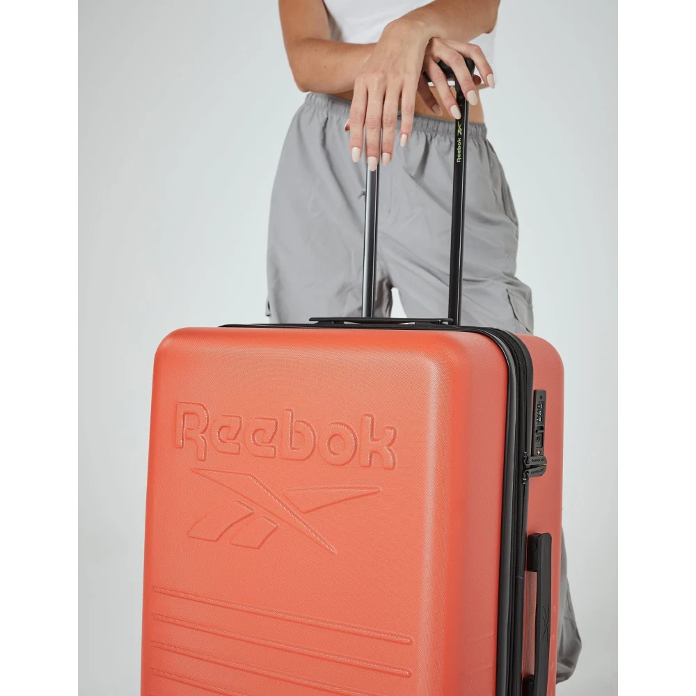 Reebok Adventure Large 150L Hard Shell Case Travel Luggage (Orange) - Image 10