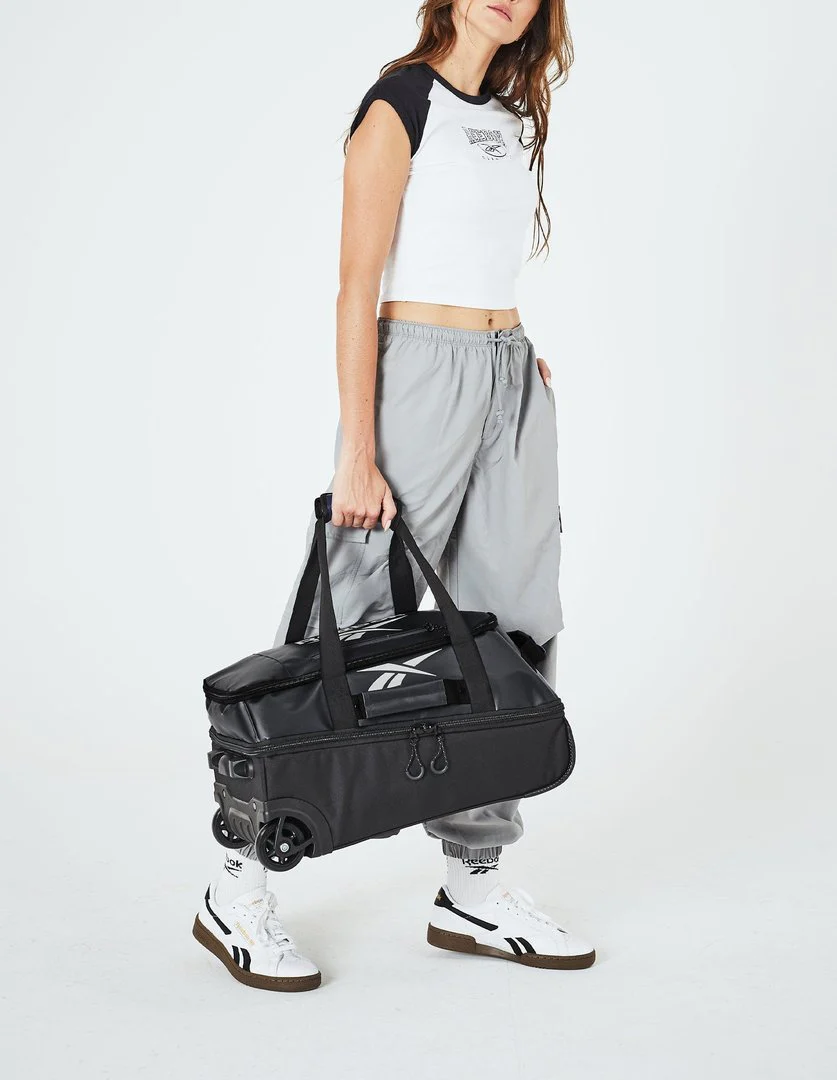 Reebok All Star Cabin 39L Leather Film Trolley Luggage (Black) - Image 2