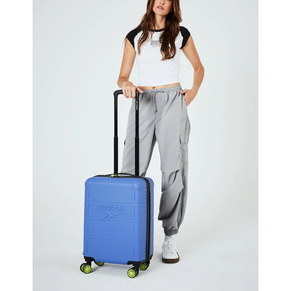 Reebok Wanderer Cabin 49L Hard Shell Case Travel Luggage (Blue) - Image 2