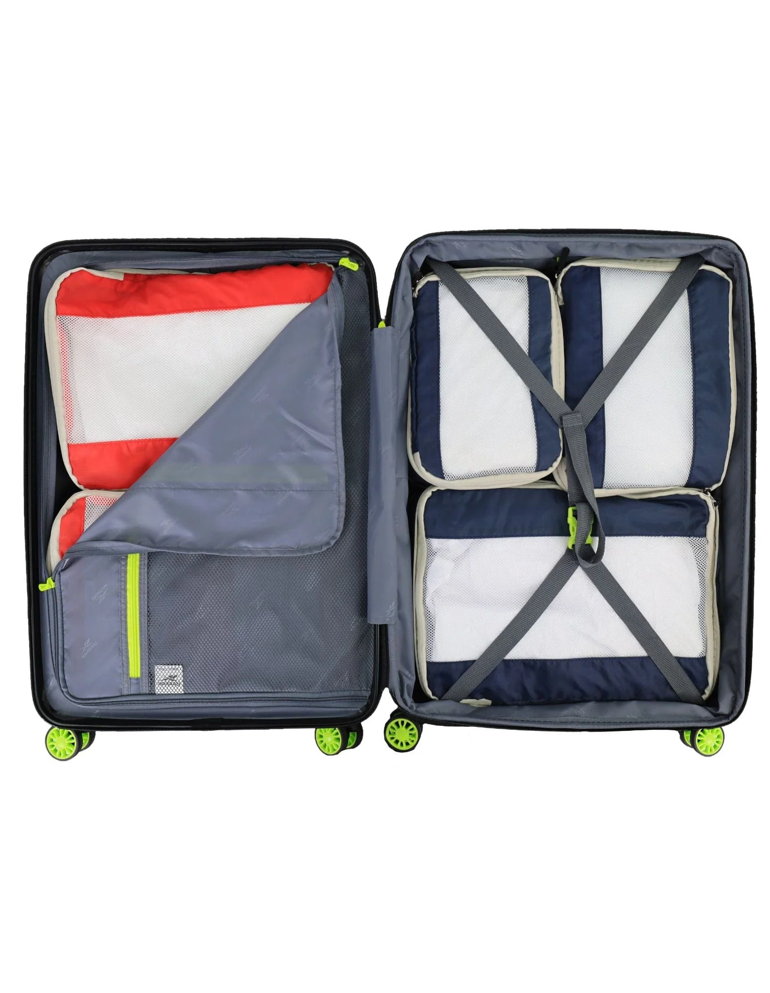 Reebok Wanderer Medium 90L Hard Shell Case Suitcase Travel Luggage (Black) - Image 3