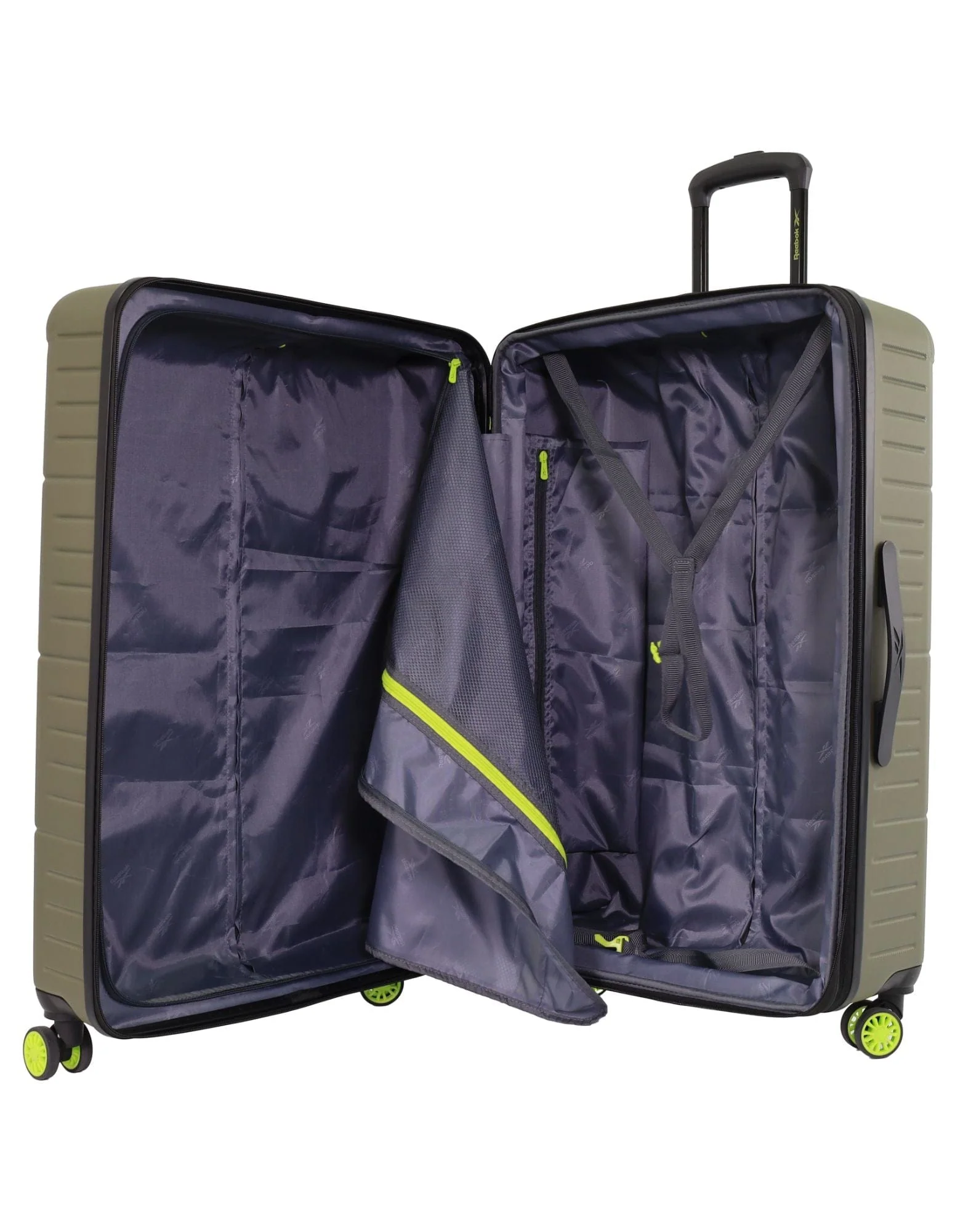 Reebok Wanderer Medium 90L Hard Shell Case Travel Luggage (Khaki) - Image 10