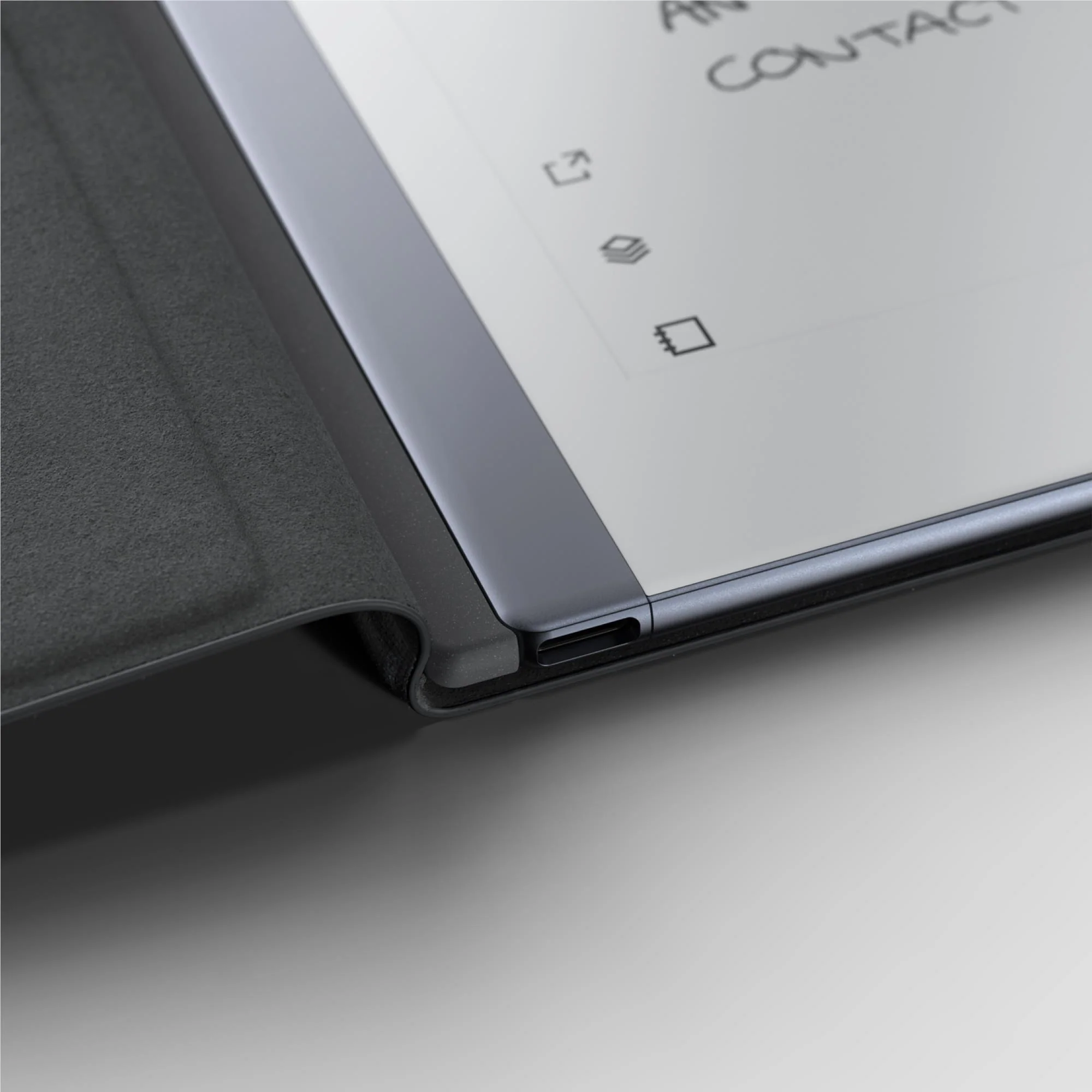 reMarkable 2 10.3" Paper Tablet with Marker Plus and Polymer Weave Book Folio (Grey) - Image 4