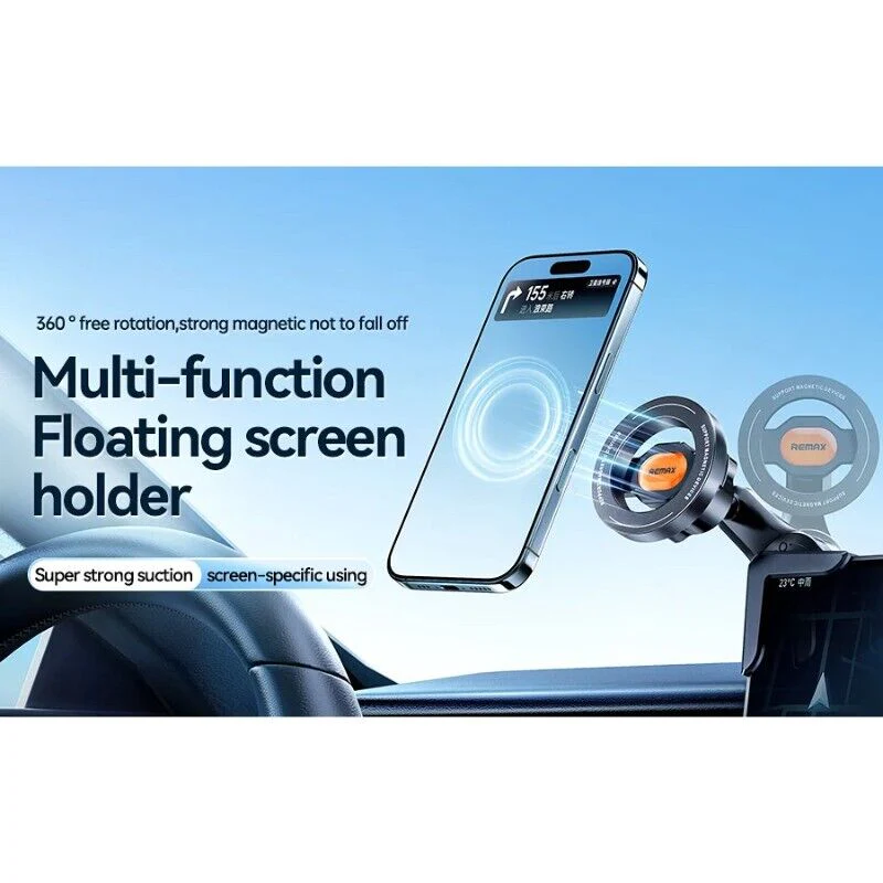 Remax RM-C05 MagSafe Car Mount Phone Holder (Floating Screen Holder) - Image 2