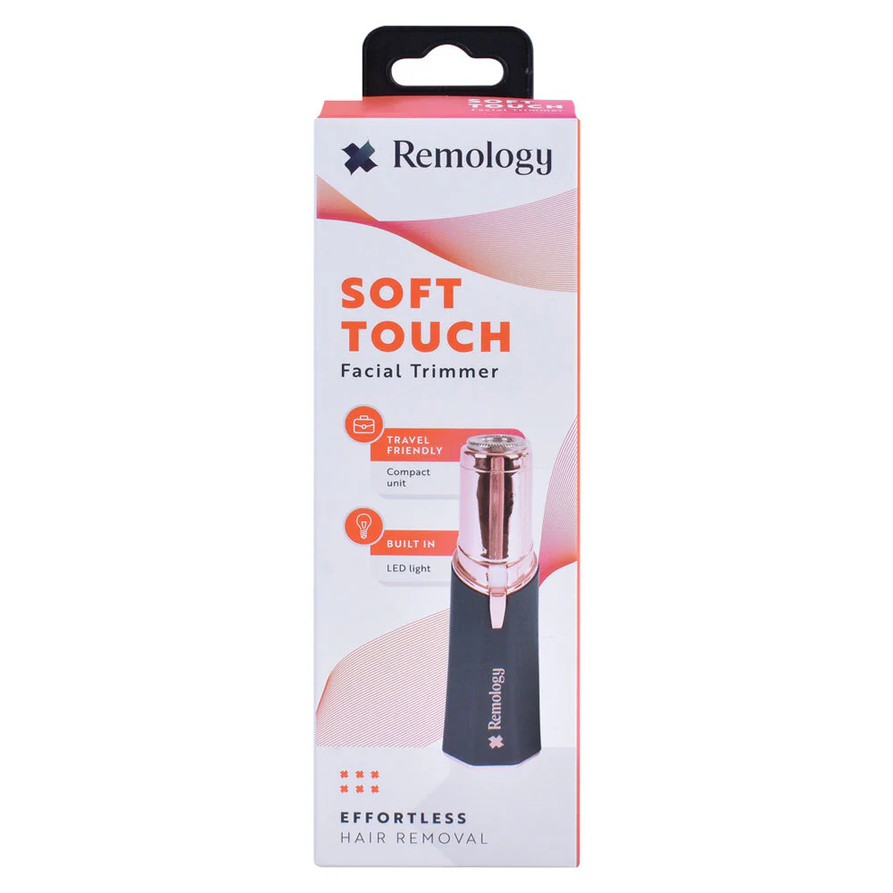 Remology Soft Touch Compact Facial Hair Trimmer with LED - Image 2