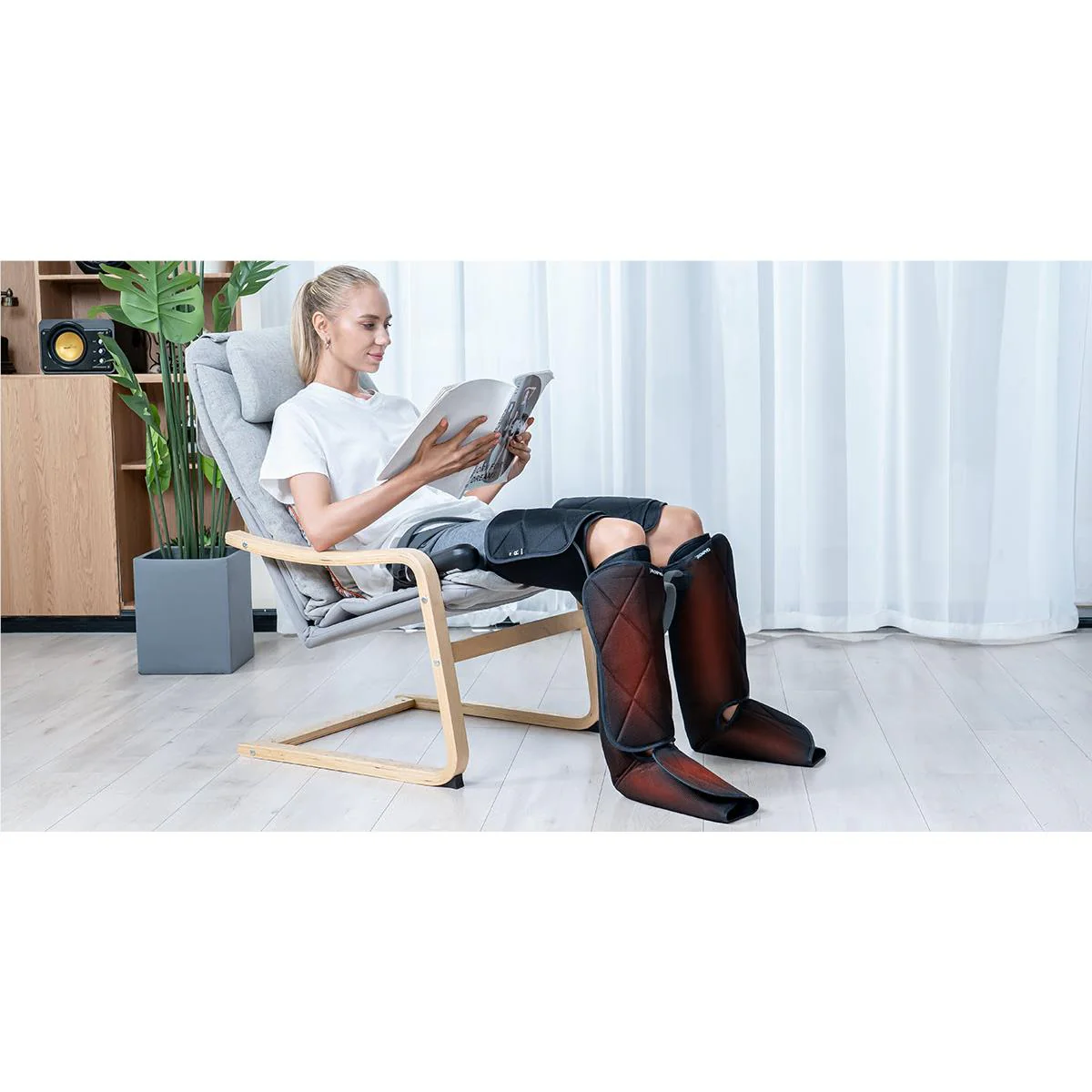 RENPHO Air Compression Leg Massager with Heat - Image 9