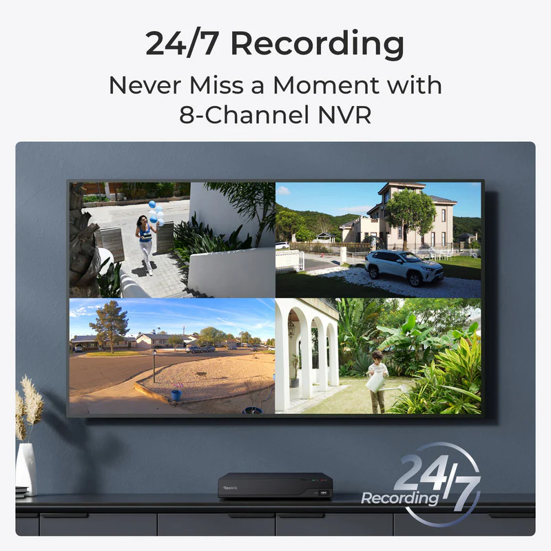 Reolink 4K Zoom Camera 2×Video Doorbell PoE Home Security Camera System - Image 8