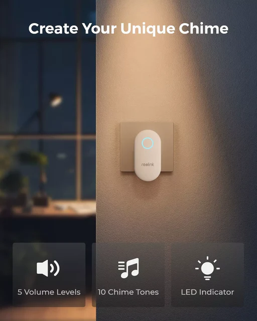 Reolink Digital Chime Adjustable Plug-in for Reolink Video Doorbell - Image 2