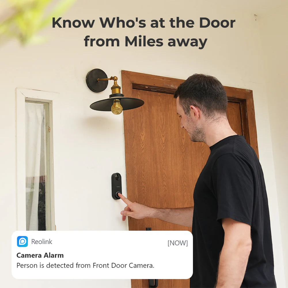 Reolink Video Doorbell PoE Camera 5MP Outdoor Security Camera with Chime - Image 4