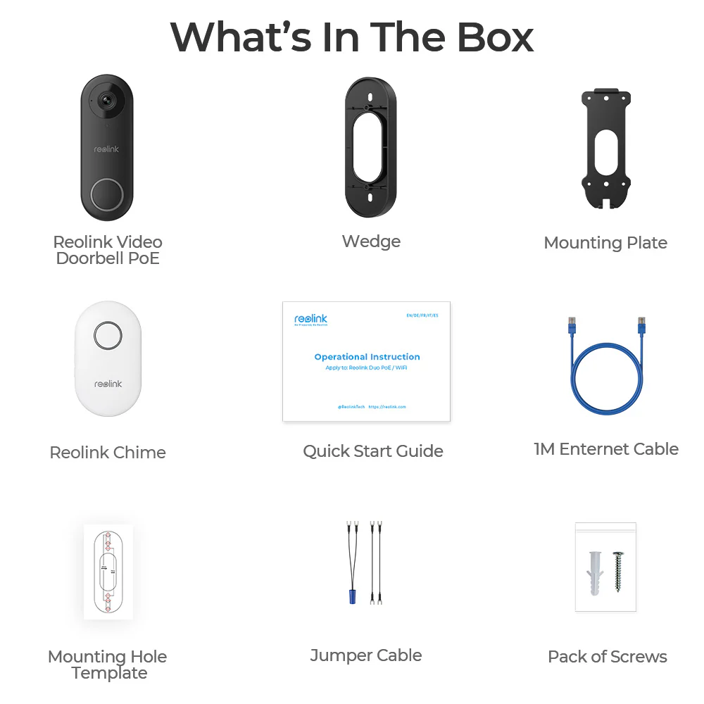 Reolink Video Doorbell PoE Camera 5MP Outdoor Security Camera with Chime - Image 9