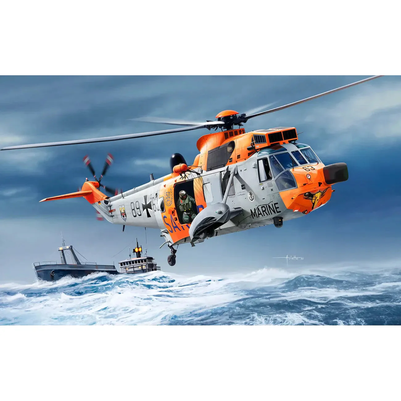 Revell 1/72 Model Set Westland Sea King Mk. 41 - Image 3