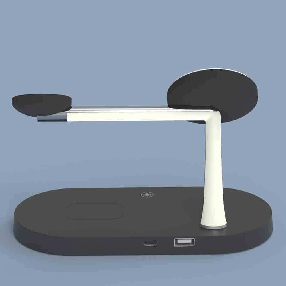 Rewyre 5-in-1 Magnetic Fast Wireless Charger (Black) - Image 4