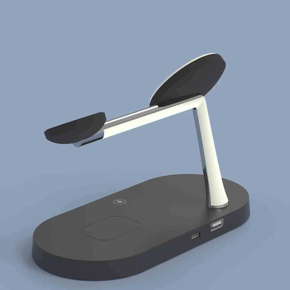 Rewyre 5-in-1 Magnetic Fast Wireless Charger (Black) - Image 6