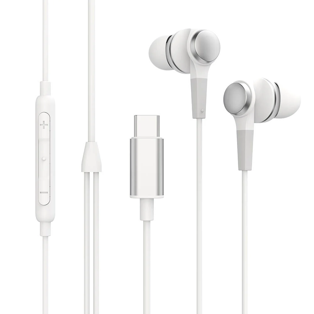 Rewyre USB-C Wired In-Ear Earphones (White)