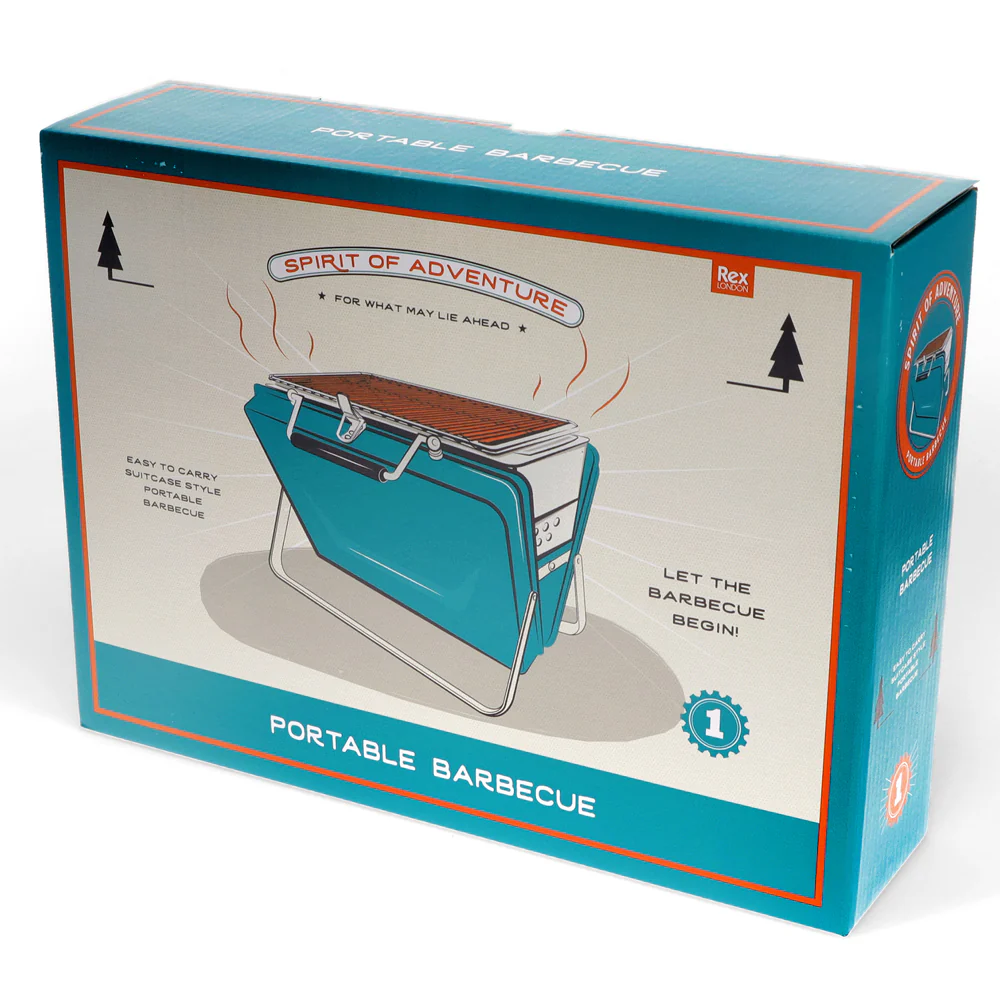 Rex London Portable Suitcase BBQ with Carry Case (Spirit Of Adventure) - Image 5