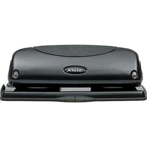 Rexel Precision P425 Punch 4 Hole Fixed 25 Sheet Black - Image 3