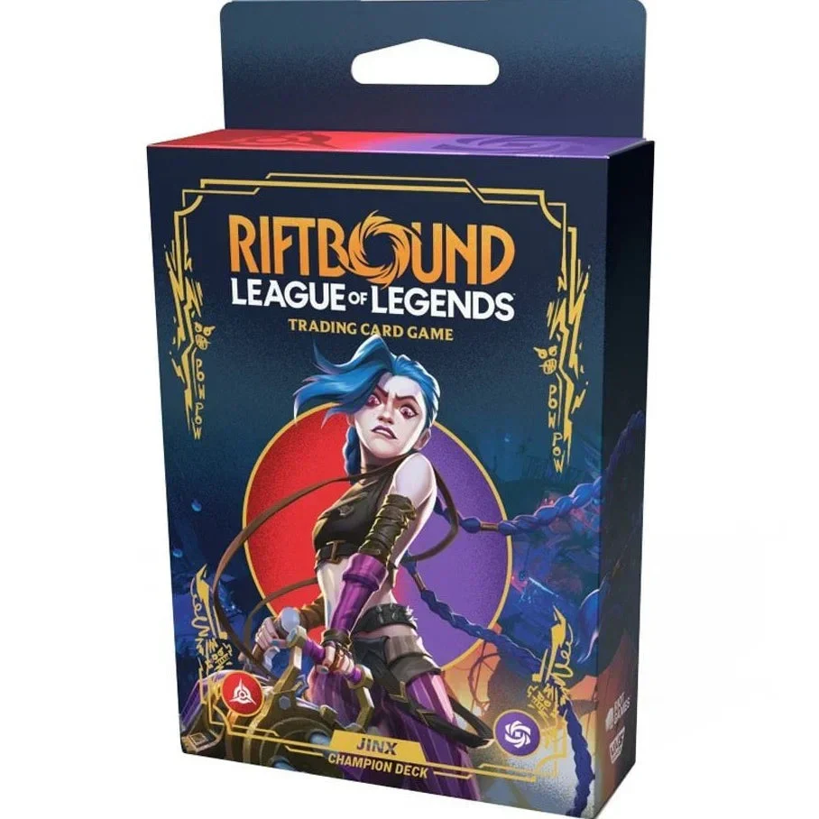 Riftbound League Of Legends TCG Set One Origins Champion Deck Cards Jinx