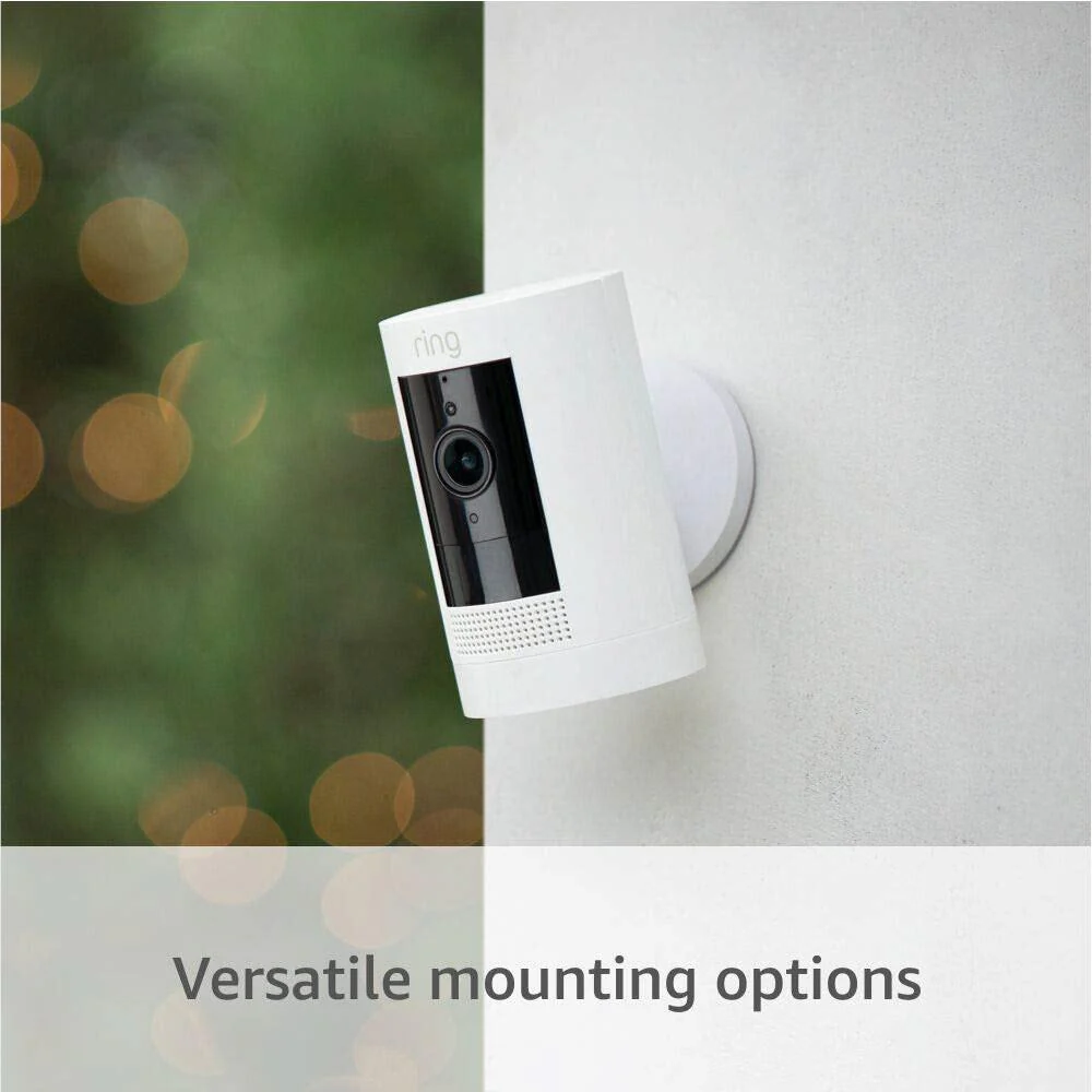 Ring 2-Pack Outdoor Security Camera [Stick Up Cam] Battery (White) - Image 7