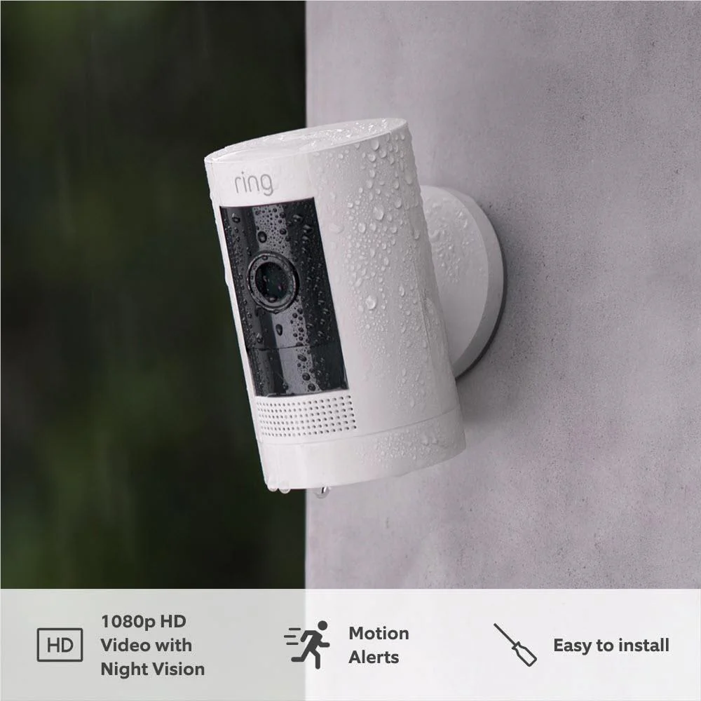 Ring 3-Pack Outdoor Security Camera [Stick Up Cam] Battery (White) - Image 4