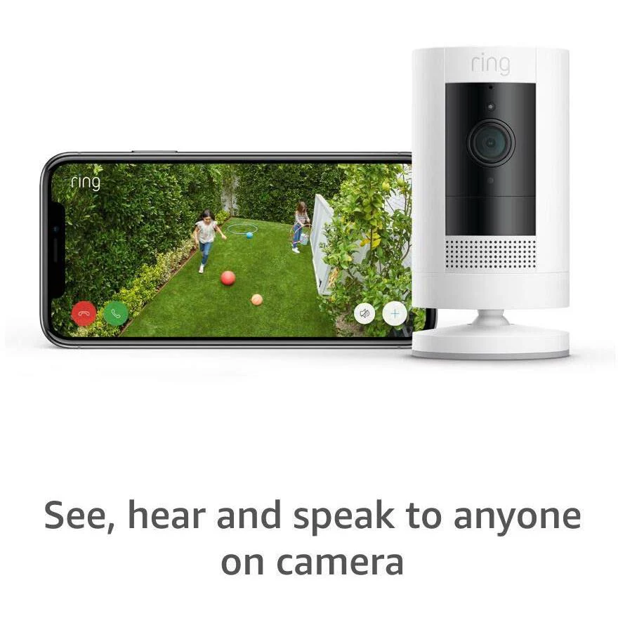 Ring 3-Pack Outdoor Security Camera [Stick Up Cam] Battery (White) - Image 8
