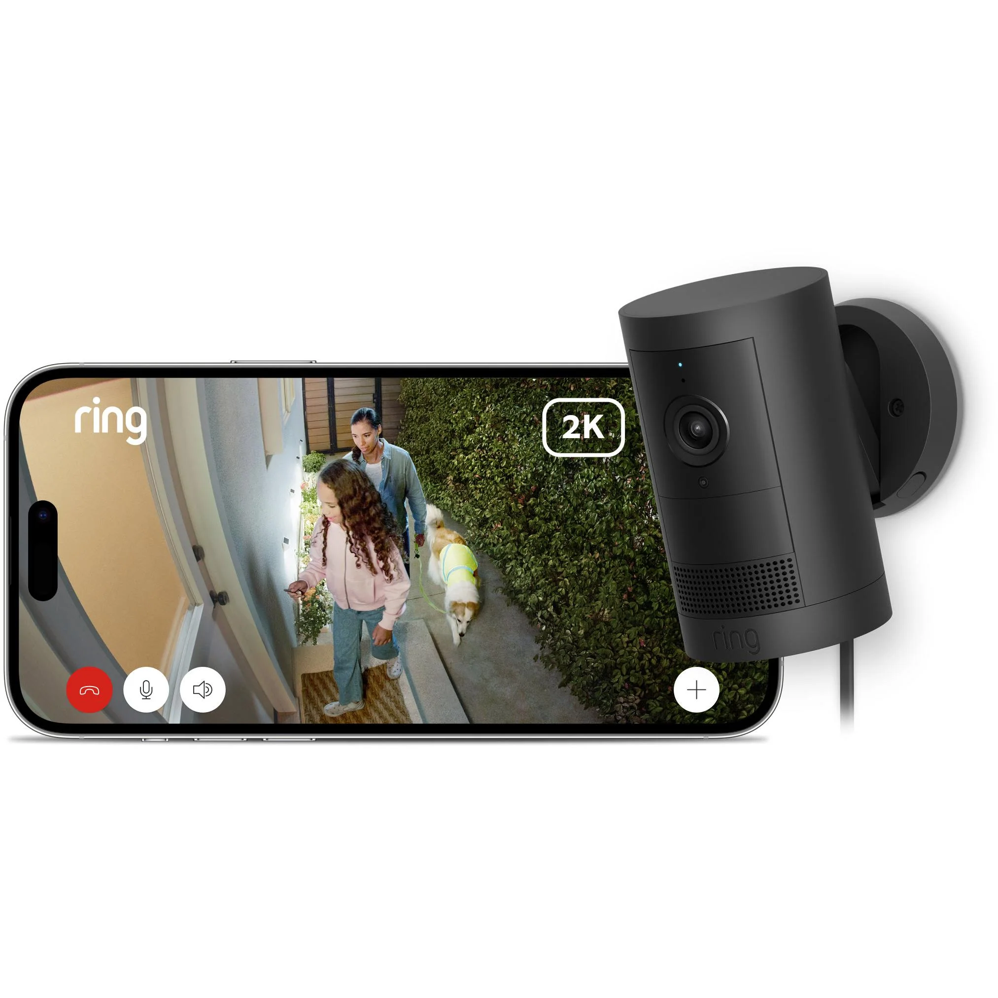 Ring Outdoor Security Camera Plus 2K Plug-In (Black) - Image 4