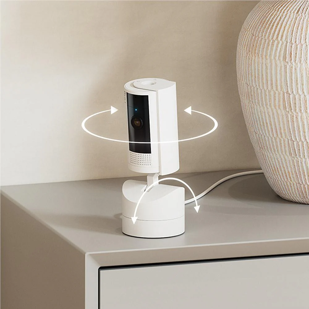 Ring Pan-Tilt Indoor Security Camera (White) - Image 3