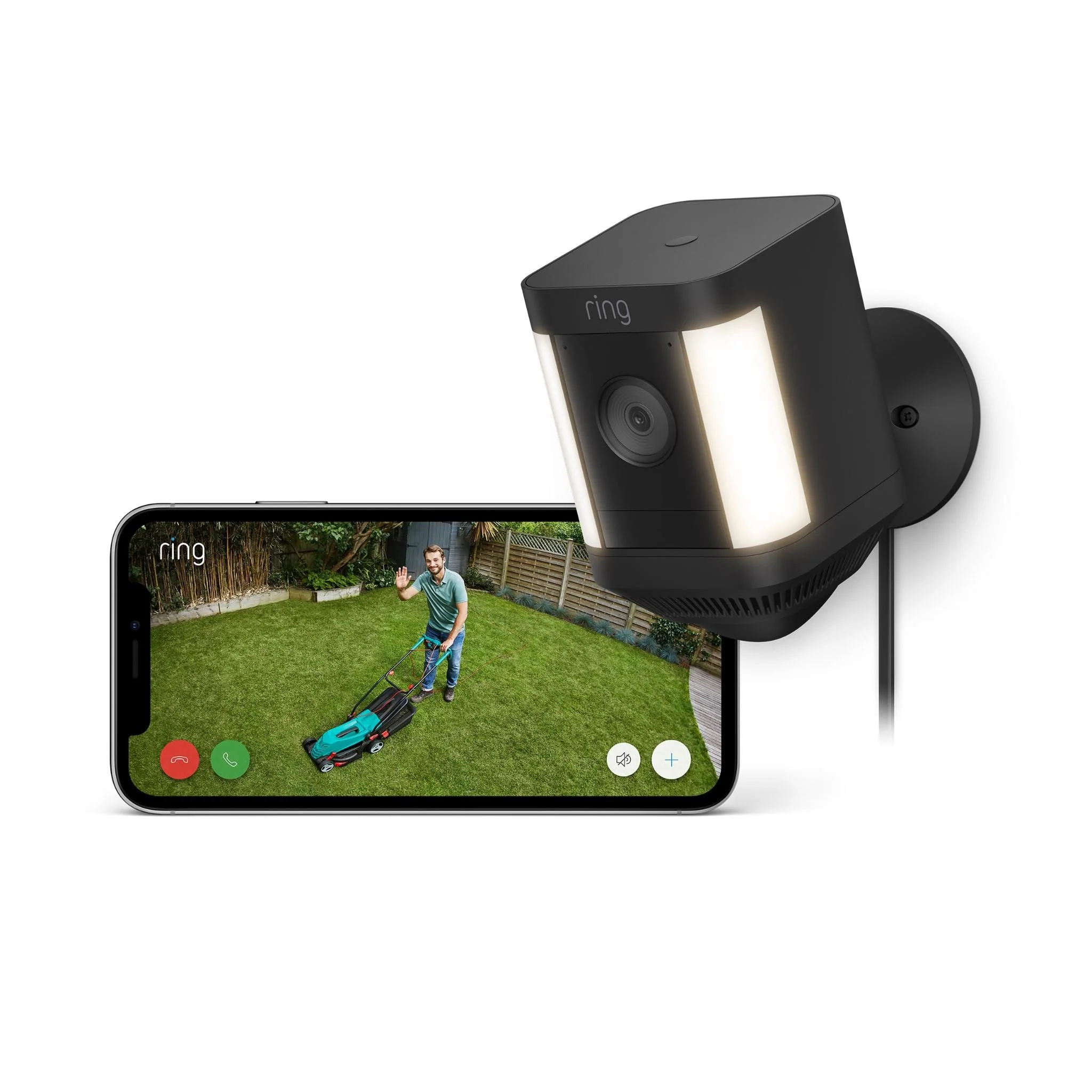 Ring Spotlight Cam Plus Plug-In (Black) - Image 3