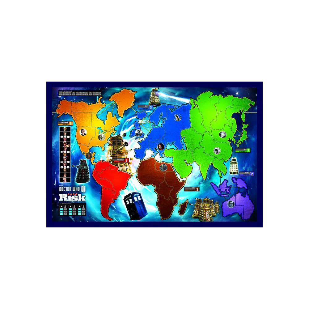 Risk Doctor Who Edition Tabletop Board Game Kids/Family Play Night 10y+ - Image 2
